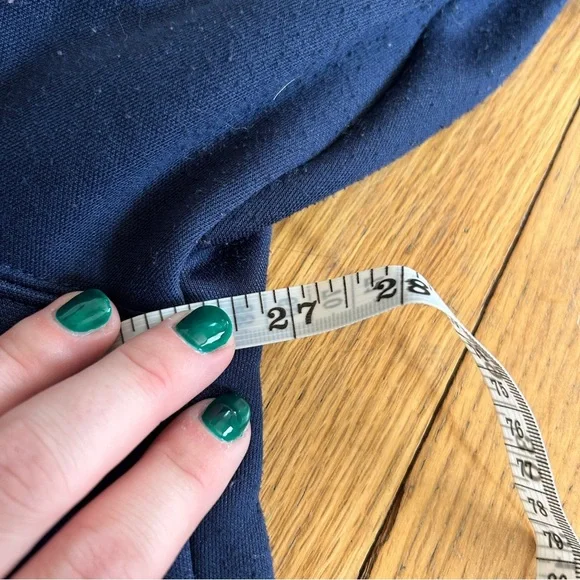 Akron zips Navy Hoodie - Picture 4 of 5